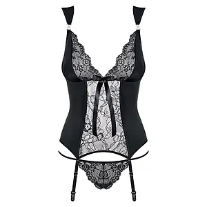 Corset Obsessive Charmea Negru pe SexLab