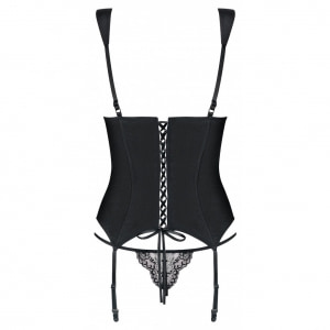 Corset Obsessive Charmea Negru L-XL