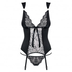 Corset Obsessive Charmea Negru L-XL