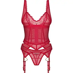 Corset Obsessive Cupide Desir Roșu Corset Obsessive Cupide Desir Roșu pe SexLab
