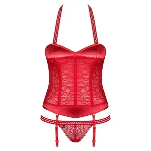 Corset Obsessive Flameria Roșu Corset Obsessive Flameria Roșu pe SexLab