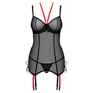 Corset Obsessive Glandez Negru pe Sexlab.ro