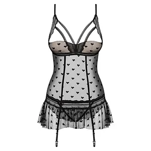 Corset Obsessive Heartia Negru Corset Obsessive Heartia Negru pe SexLab