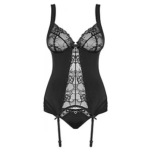 Corset Obsessive Heartina Negru pe SexLab