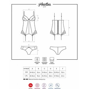 Corset Obsessive Heartina Negru S-M