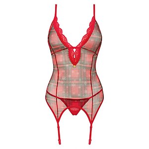 Corset Obsessive Jollymore Roșu pe Sexlab.ro