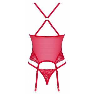 Corset Obsessive Lacelove Roșu M-L