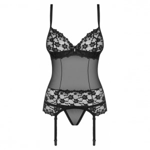 Corset Obsessive Letica Negru L-XL