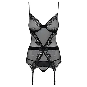 Corset Obsessive Lustella Negru Corset Obsessive Lustella Negru pe SexLab