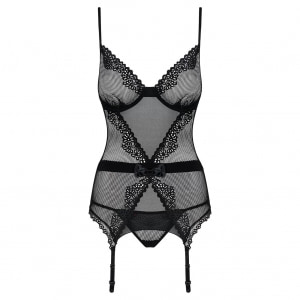 Corset Obsessive Lustella Negru S-M