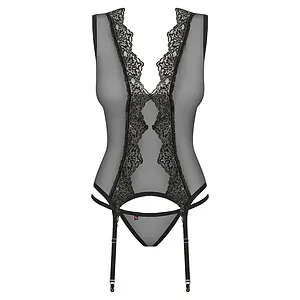 Corset Obsessive Meshlove Negru Corset Obsessive Meshlove Negru pe SexLab