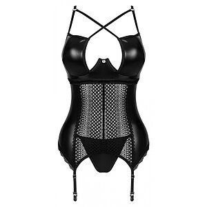 Corset Obsessive Norides Negru pe SexLab