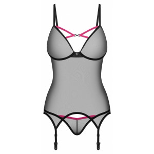 Corset Obsessive Novenes Negru XL-2XL