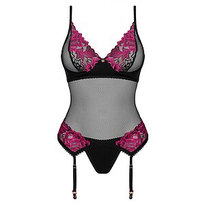 Corset Obsessive Rosenty Roz Corset Obsessive Rosenty Roz pe Sexlab.ro
