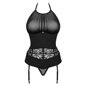 Corset Obsessive Serafia Negru pe SexLab