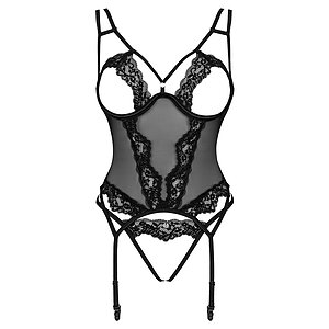 Corset Obsessive Setilla Negru pe SexLab
