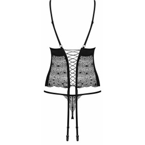 Corset Obsessive Sharlotte Negru S-M