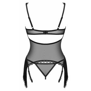 Corset Obsessive Sherila Negru XS-S