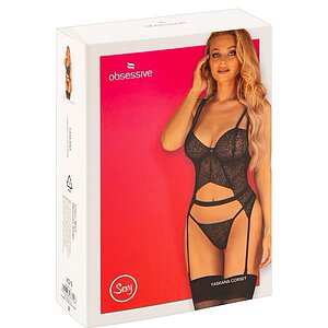 Corset Obsessive Yaskana Negru XS-S