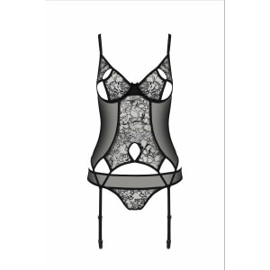 Corset Passion Eco Primula Negru L-XL