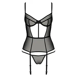 Corset Passion Eco Varella Negru pe SexLab