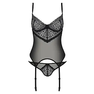 Corset Passion Eco Zinnia Negru pe SexLab