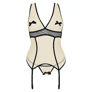 Corset Passion Viena Bej Corset Passion Viena Bej pe SexLab