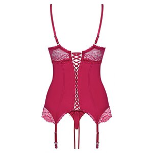 Corset Roșu Obsessive Rosalyne S-M