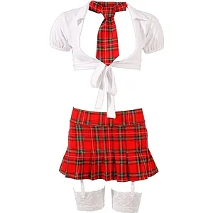 Costum Cottelli Collection Ashley Roșu pe SexLab