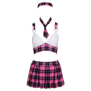Costum Cottelli Collection School Uniform Roz pe SexLab