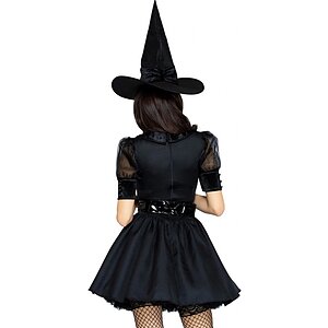 Costum Leg Avenue Bewitching Witch Negru M