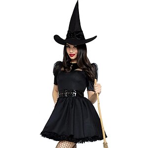 Costum Leg Avenue Bewitching Witch Negru pe Sexlab.ro