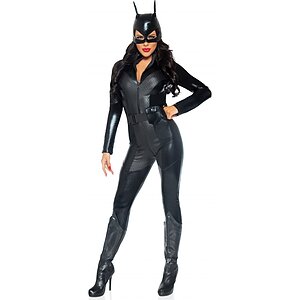 Costum Leg Avenue Captivating Crime Fighter Negru pe SexLab
