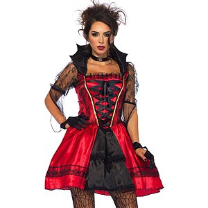 Costum Leg Avenue Gothic Vampire Roșu pe Sexlab.ro