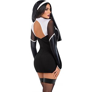 Costum Leg Avenue Holy Hottie Dress Negru L