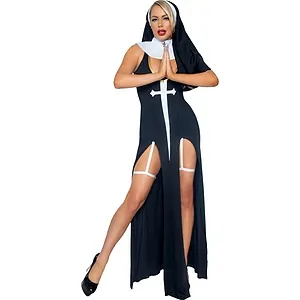 Costum Leg Avenue Sultry Sinner Negru pe SexLab