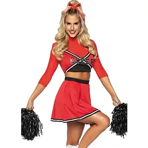 Costum Leg Avenue Varsity Cheerleader Babe Roșu Costum Leg Avenue Varsity Cheerleader Babe Roșu pe SexLab