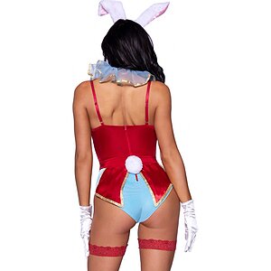 Costum Leg Avenue White Rabbit Bodysuit Multicolor L