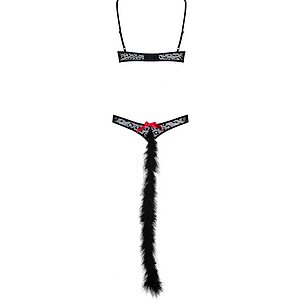 Costum Obsessive Gepardina Negru S-M
