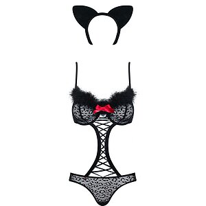 Costum Obsessive Gepardina Negru Costum Obsessive Gepardina Negru pe Sexlab.ro