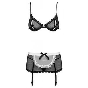 Chilot Tanga Inclus Negru S-m