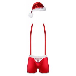 Costum Obsessive Mr Claus Rosu pe SexLab