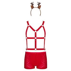 Costum Obsessive Mr. Reindy Roșu pe SexLab