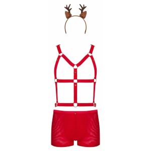 Costum Obsessive Mr. Reindy Roșu pe Sexlab.ro
