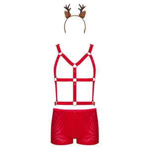 Costum Obsessive Mr. Reindy Roșu pe Sexlab.ro