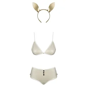 Costum Obsessive Neo Goldes Auriu pe SexLab