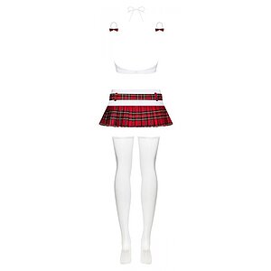 Costum Obsessive Schooly Alb L-XL