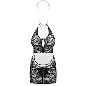 Costum Obsessive Servgirl Negru pe SexLab