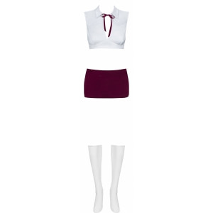 Costum Obsessive Studentă Mov L-XL