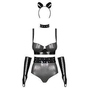 Costum Pisicuta Obsessive Silveria Gri pe SexLab